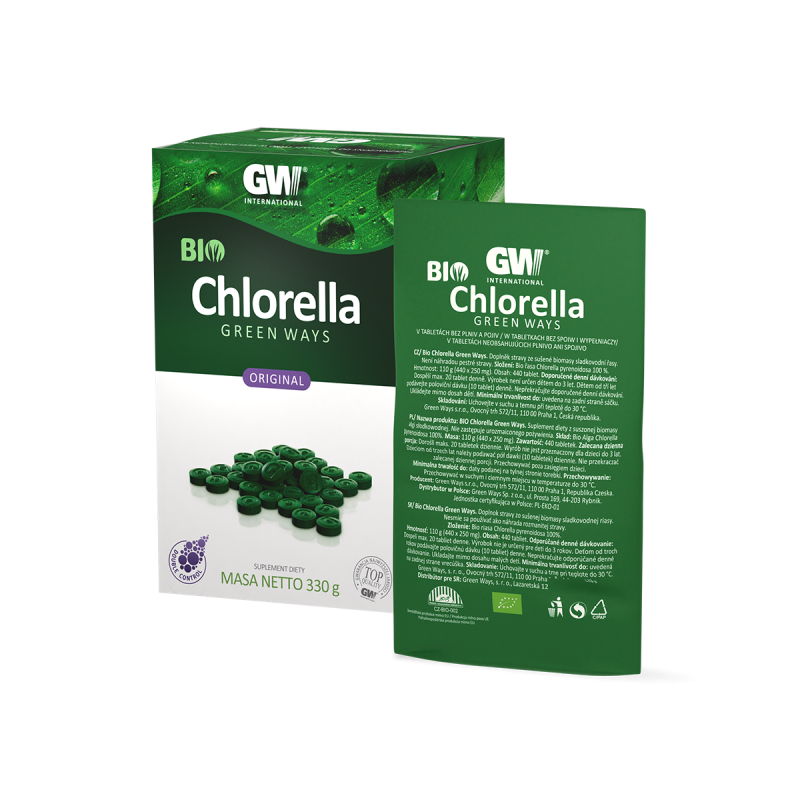 BIO CHLORELLA Green Ways w drażetkach (330 g)